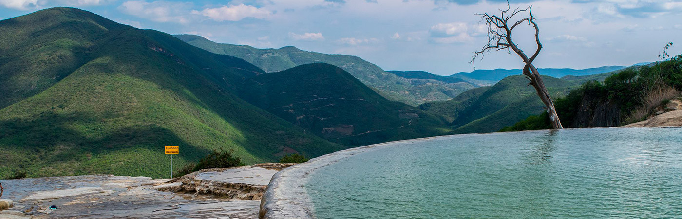 Banner Hierve el Agua oaxaca