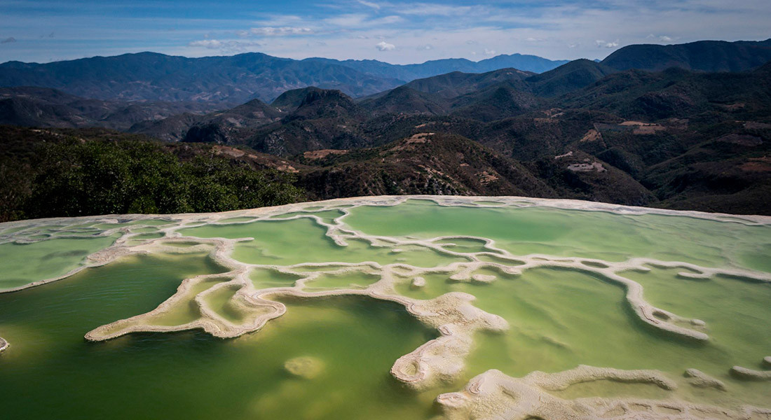 Image of the destination Hierve el Agua oaxaca