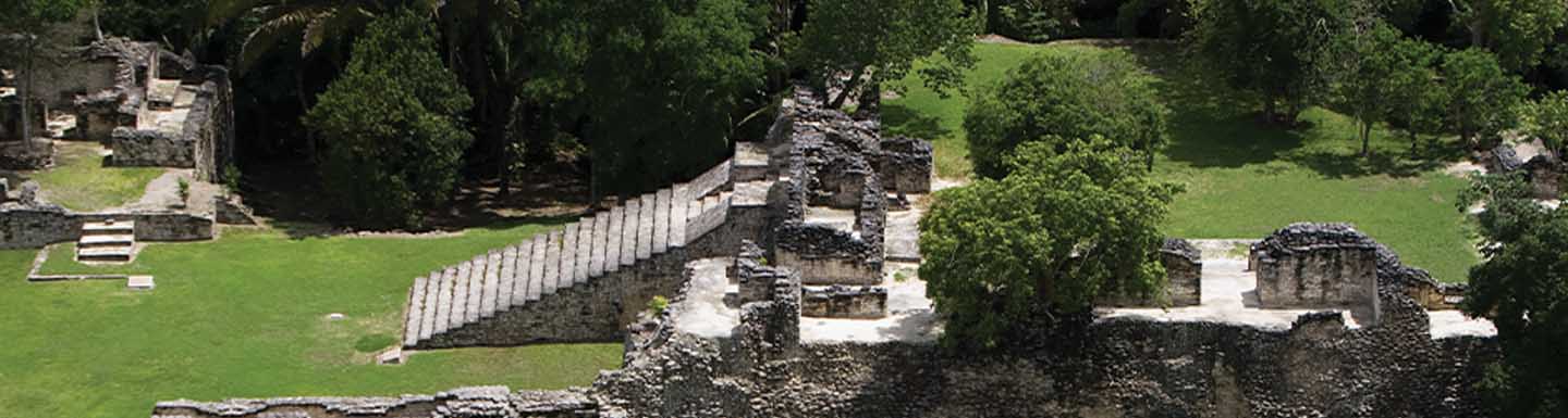 Banner Kohunlich archaeological site